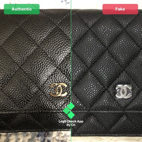 chanel woc real vs fake|genuine chanel wallets.